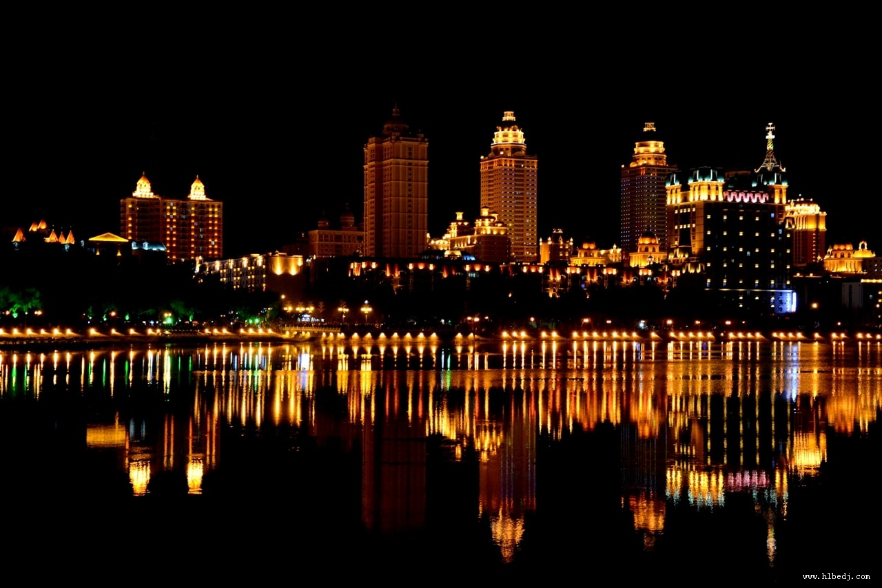 滿洲里夜景